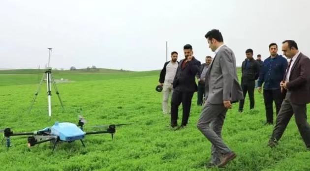 El dron agrícola EAVISION rocía 6,000 acres de trigo en Turquía
