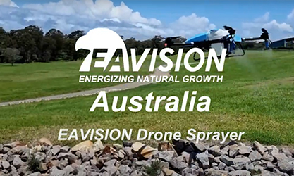 Demostración de vuelo de EAVISION Drone Sprayer en Australia