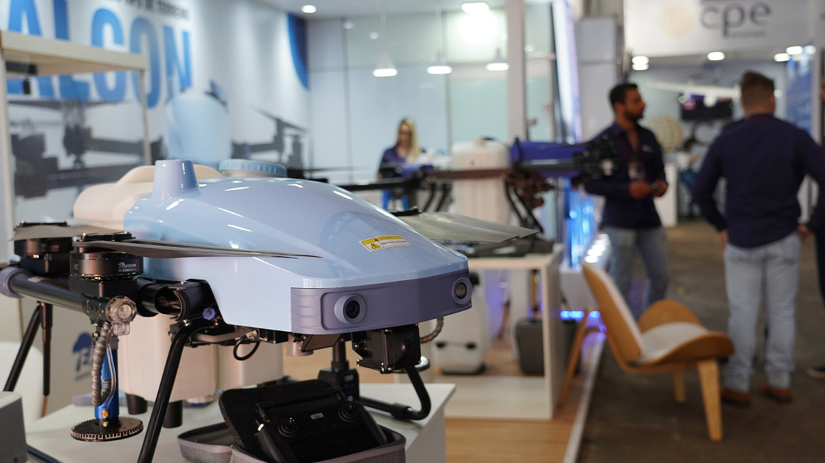 Drones presentados por EAVISION en AGRISHOW amplían el escenario de alta tecnología en Agronegocios