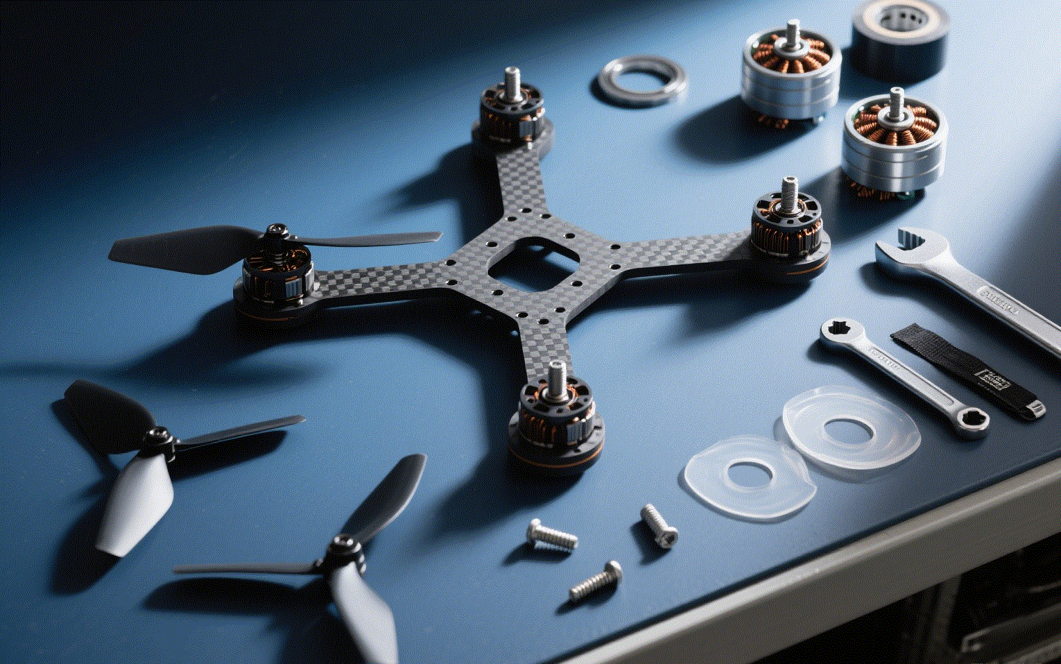 Capítulo 8: Desmontaje y montaje de todo el dron