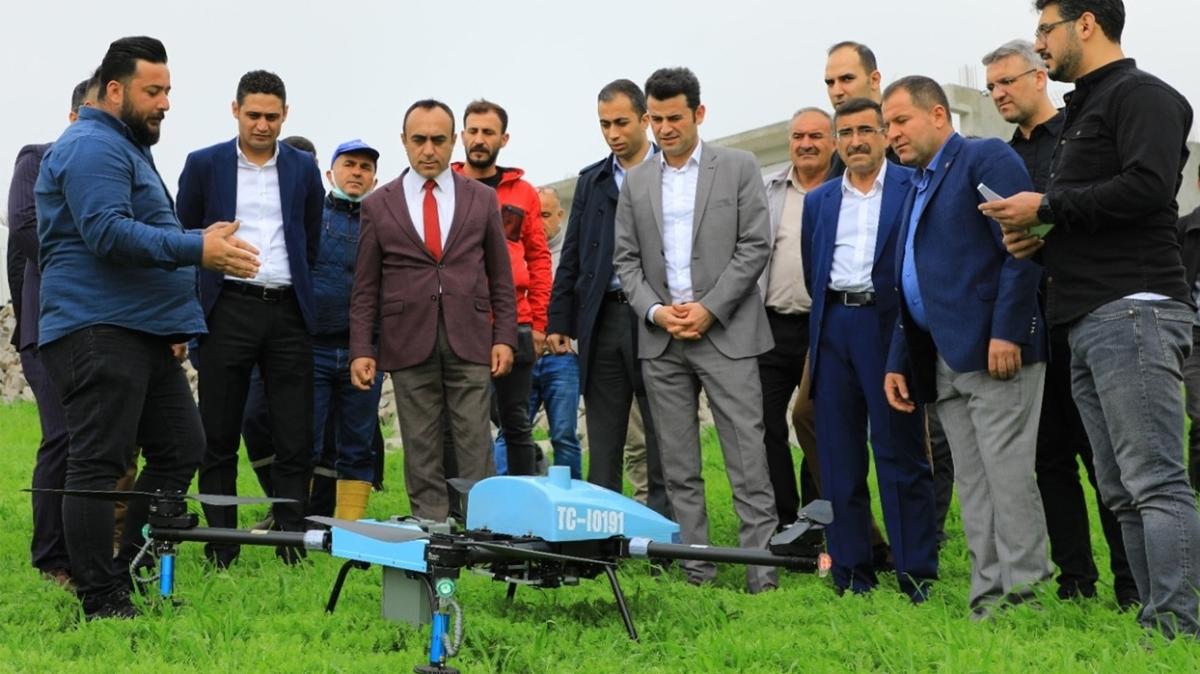 Aplicación de EAVISION Turquía, ayuda con drones de fumigación agrícola para agricultores en Diyarbakır